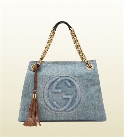 denim gucci purse|gucci shoulder bag price.